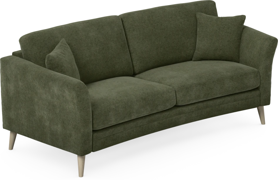 Eden - 2,5-sits soffa svängd - Grön