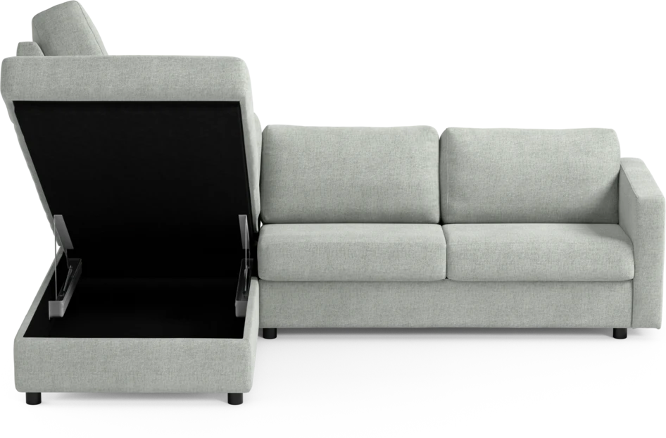 Lindö - Bäddsoffa 2,5-sits med divan - Grå