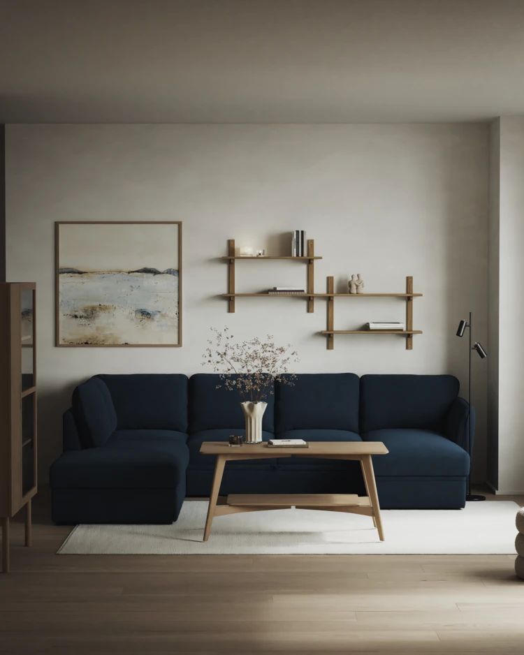 Öland - Bäddsoffa med divan vänster och schäslong höger - inspiration