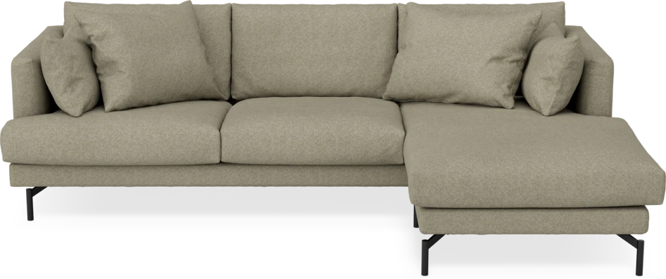 Harper - 4-sits med schäslong höger  - Beige