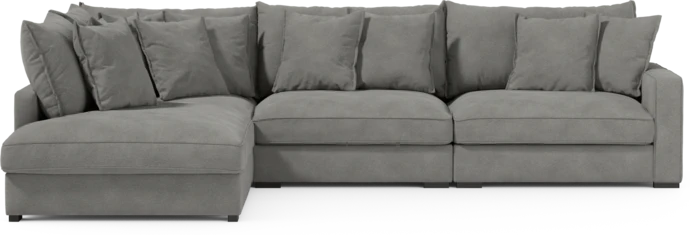 Rossi, 3-sits soffa med divan vänster