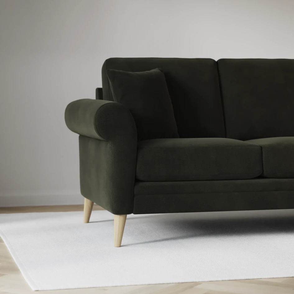 Eden - 2,5-sits soffa svängd - Grön