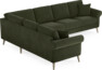 Eden - Hörnsoffa, 2+3-sits - Grön