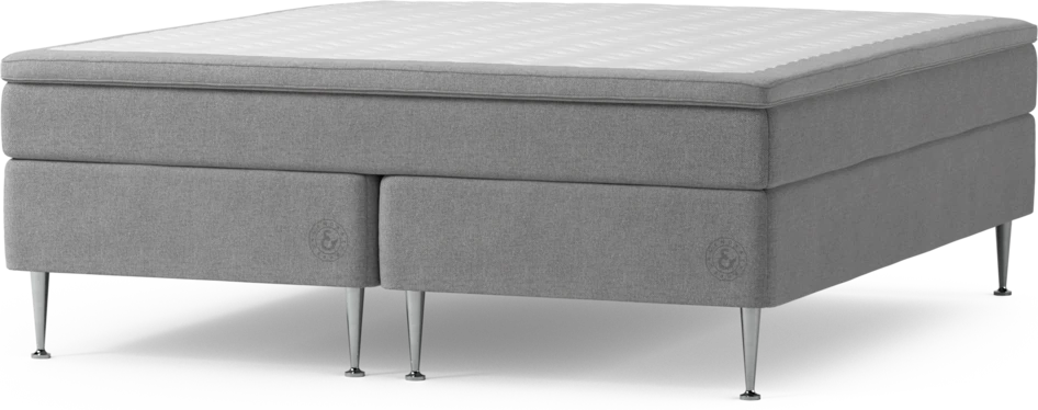 Asperö Comfort - Kontinentalsäng, dubbelsäng med bäddmadrass Comfort och sängben