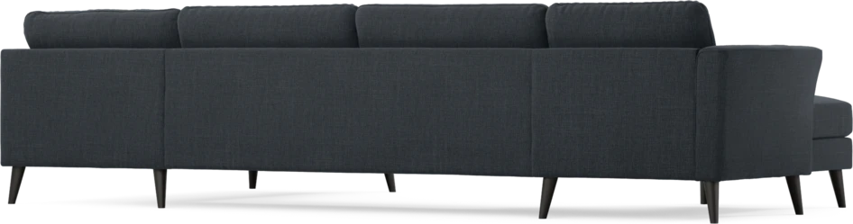 Bridge - 3-sits soffa med schäslong vänster och divan höger - Blå