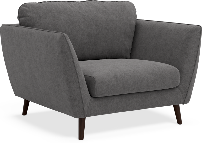Madison Lux - Fåtölj, 70 cm - Grå