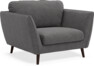 Madison Lux - Fåtölj, 70 cm - Grå