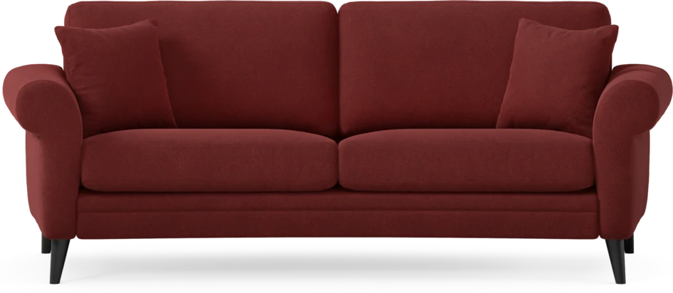 Eden - 2,5-sits soffa svängd - Röd