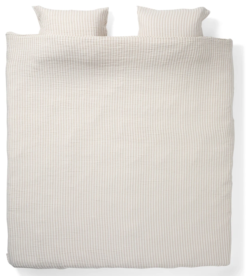 Adelia - Påslakanset i muslin, 3 delar - Beige