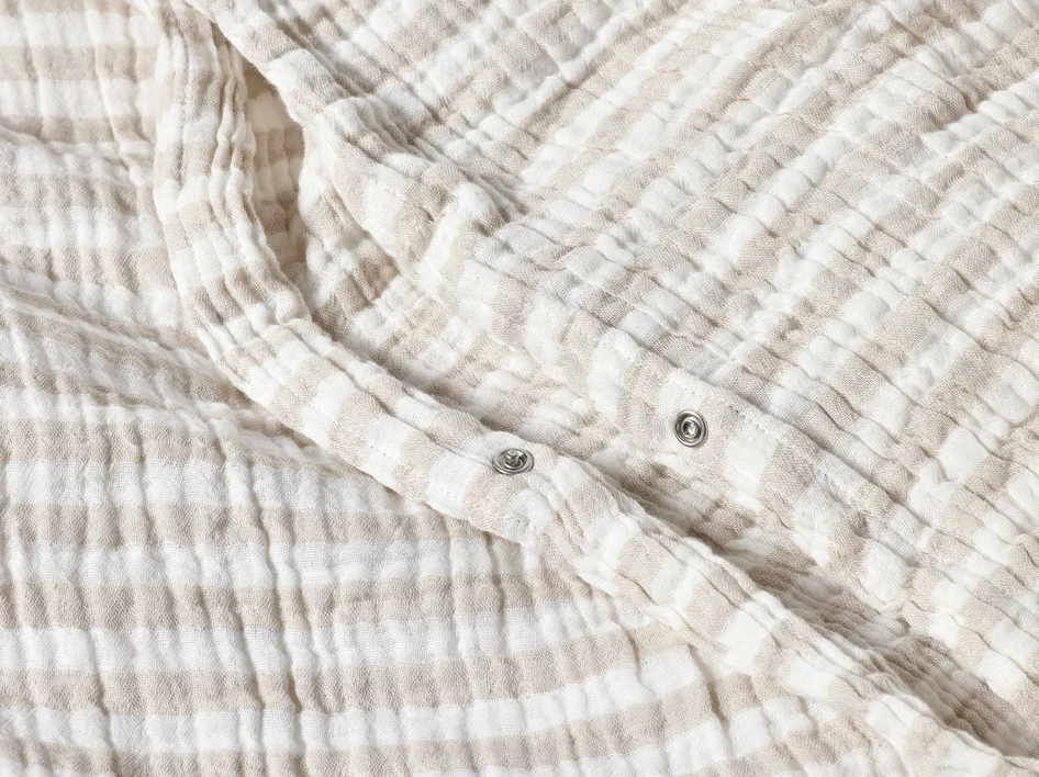 Adelia - Påslakanset i muslin - Beige