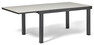 Modena - Utebord, L 160-210 cm - Svart