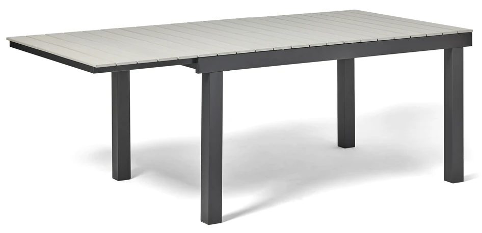 Modena - Utebord, L 160-210 cm - Svart