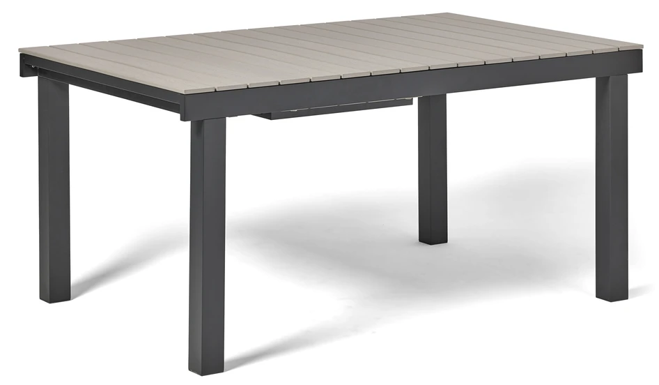 Modena - Utebord, L 160-210 cm - Svart