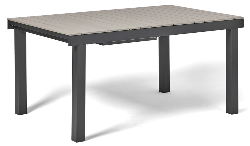 Modena - Utebord, L 160-210 cm - Svart