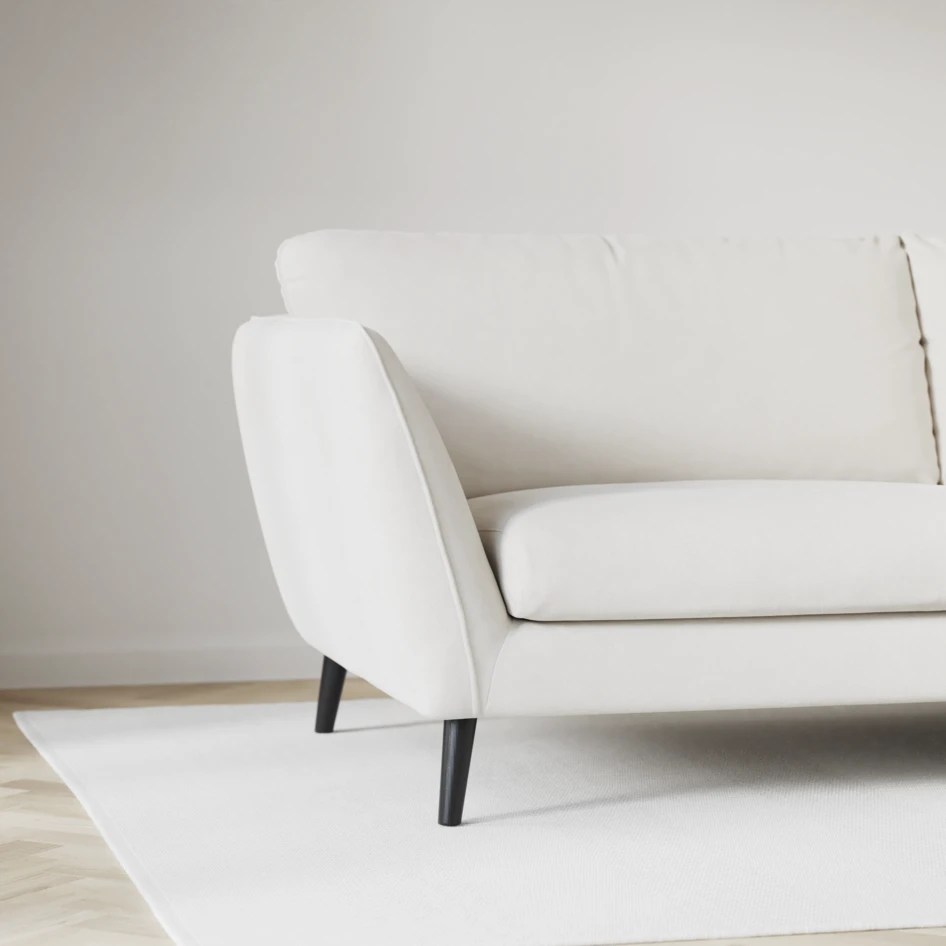 Madison Lux - 3-sits soffa - Vit