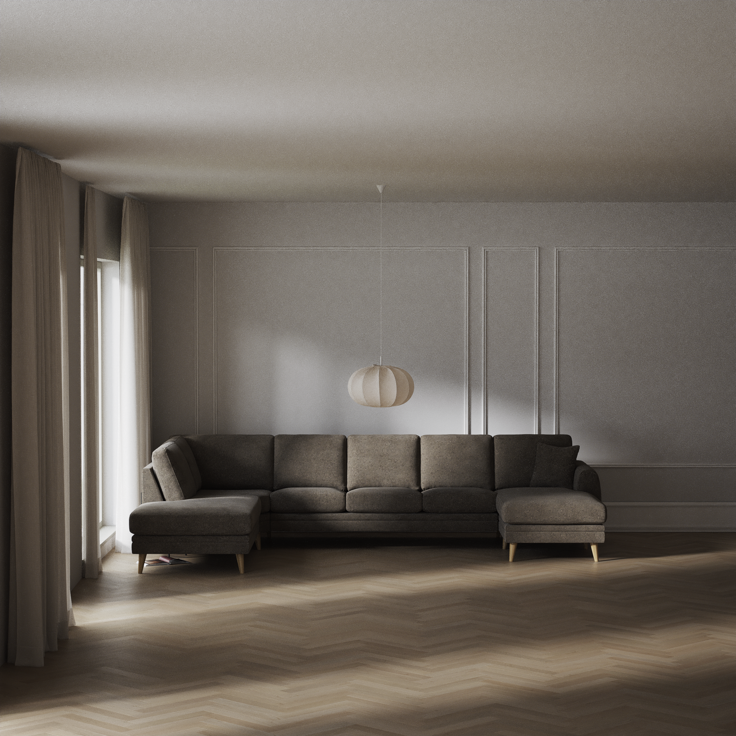 Eden - 3-sits soffa med divan vänster och schäslong höger - inspiration