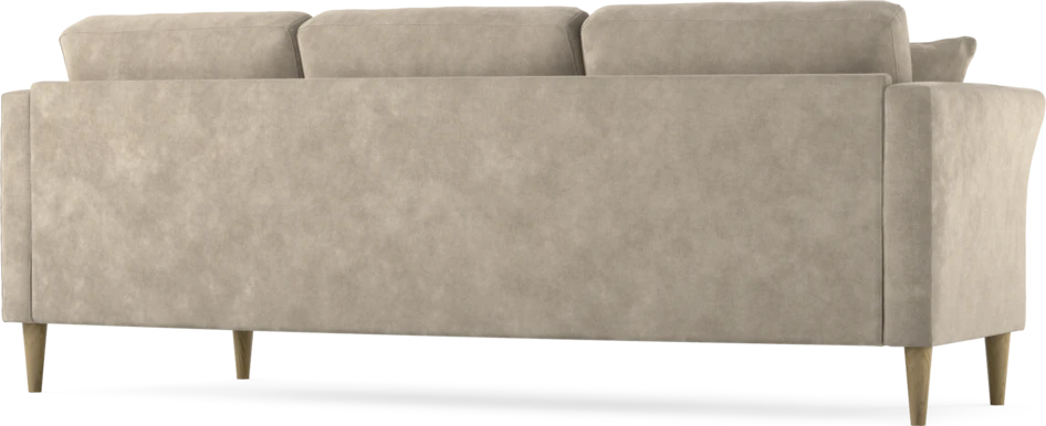 Eden - 3-sits soffa svängd - Beige