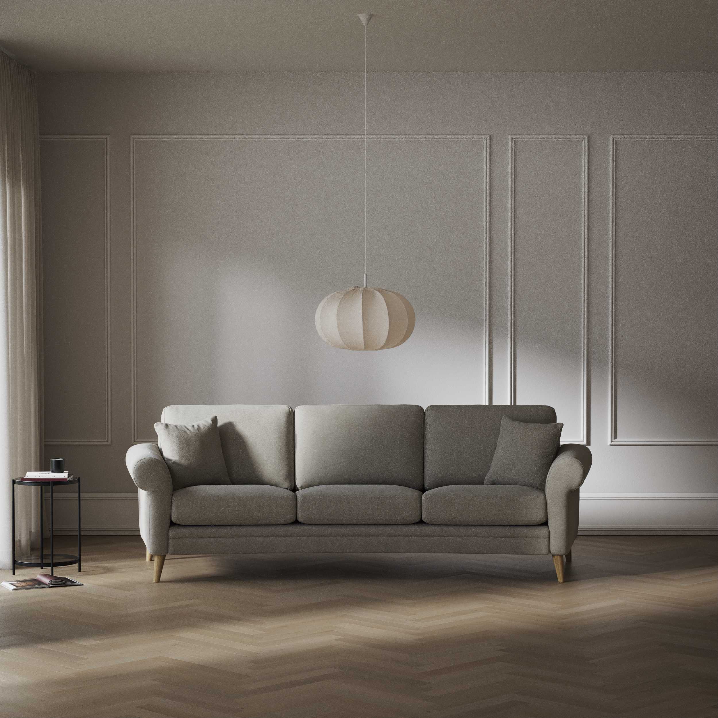 Eden, 3-sits soffa svängd