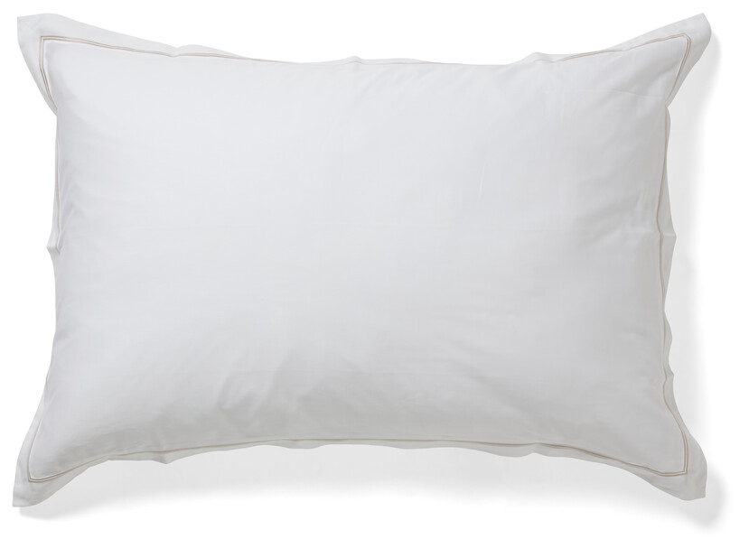 Ritz - Premium quality - Örngott till hotellkudde i egyptisk bomullssatin, 70x100 cm - Vit