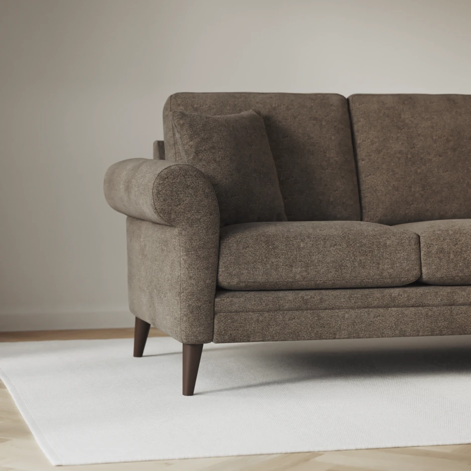 Eden - Hörnsoffa, 2+3-sits - Brun
