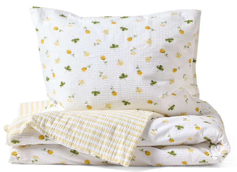 Klöverblom - Påslakanset i bäckebölja - Gul