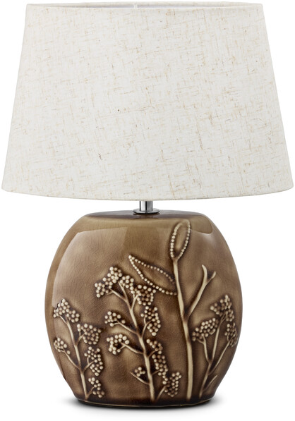 Idun - Bordslampa H33,5 B25 cm - Brun