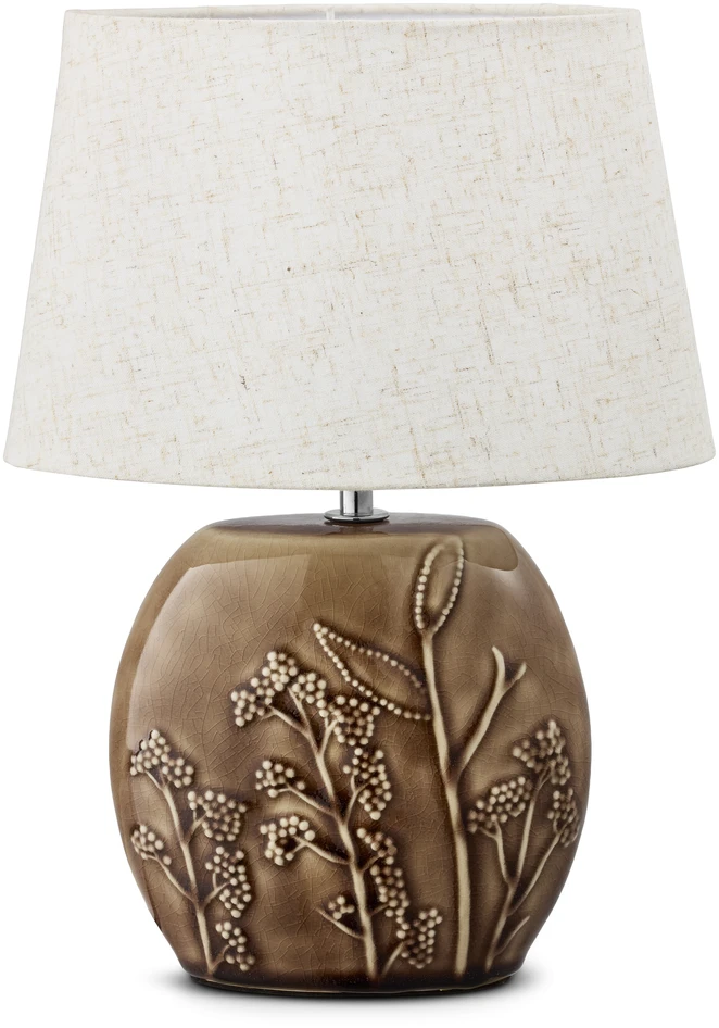 Idun - Bordslampa H33,5 B25 cm - Brun