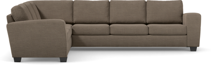 Friday - Hörnsoffa, 2+3-sits - Brun