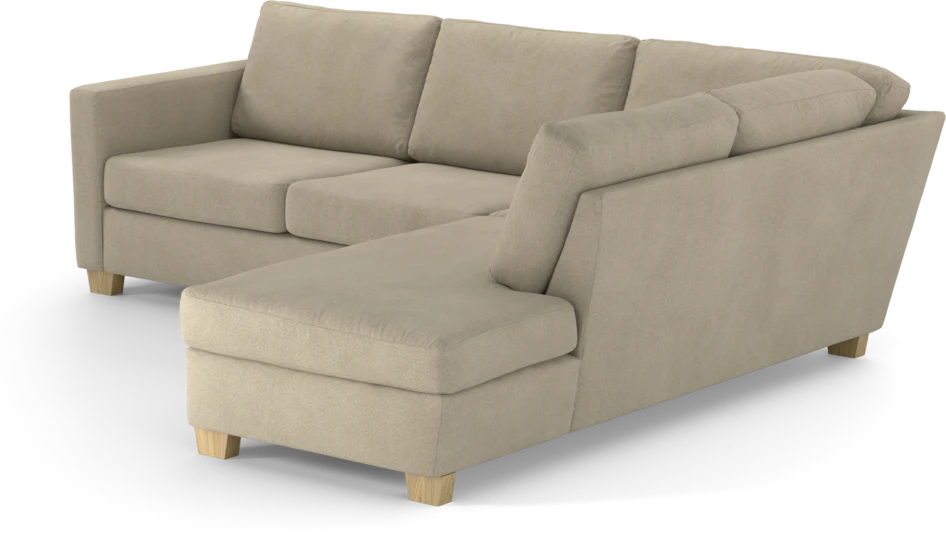 Friday - 2,5-sits soffa med divan höger - Beige
