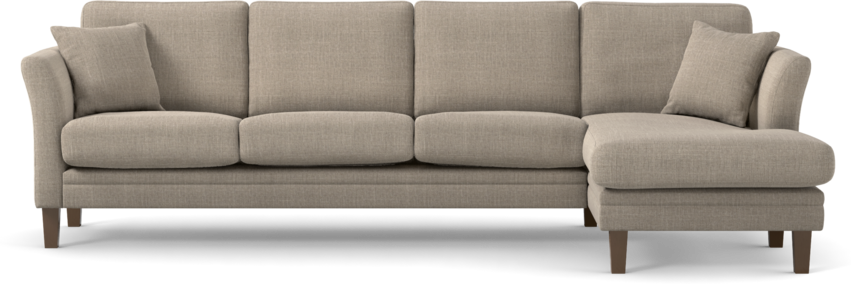 Eden - 3-sits soffa med schäslong - Beige