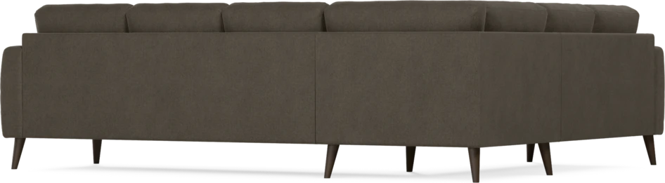 Eden - Hörnsoffa, 2+3-sits - Brun