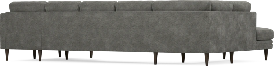 Eden - 3-sits soffa med divan vänster och schäslong höger - Grå