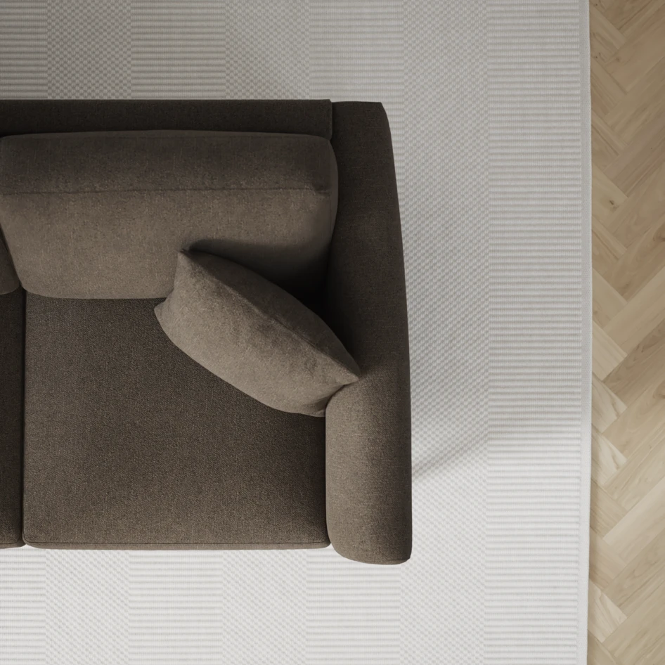 Eden - 2,5-sits soffa - Brun