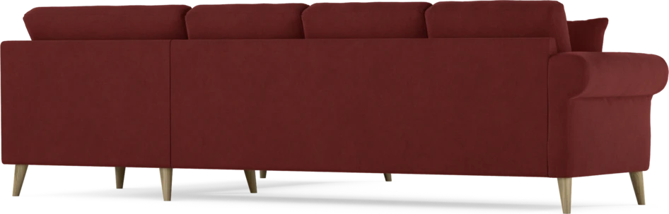Eden - Hörnsoffa, 3+2-sits - Röd
