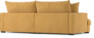 Rossi - 3-sits soffa, hel dyna - Gul