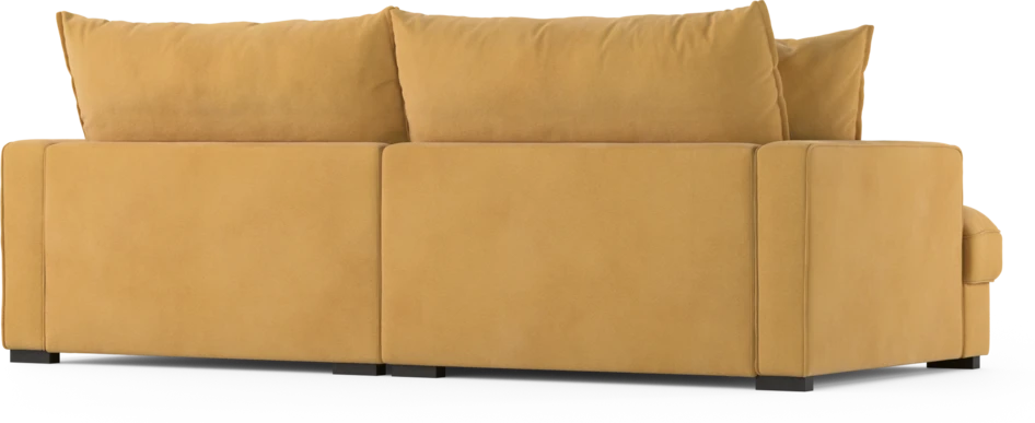Rossi - 3-sits soffa, hel dyna - Gul