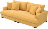 Rossi - 3-sits soffa, hel dyna - Gul