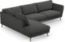 Madison - 3-sits soffa med divan vänster - Grå