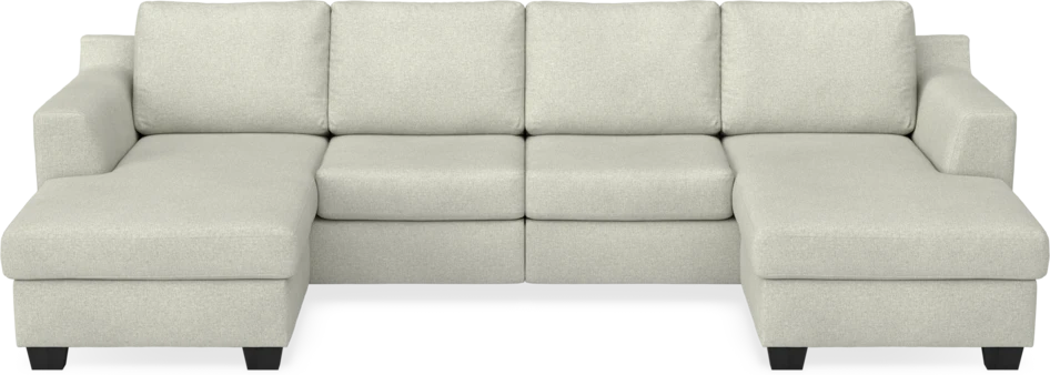 Friday - 2-sits soffa med två schäslonger - Beige