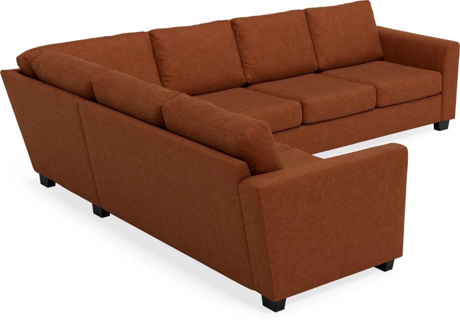 Friday - Hörnsoffa, 2+3-sits - Orange