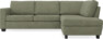 Friday - 2,5-sits soffa med divan höger - Vit