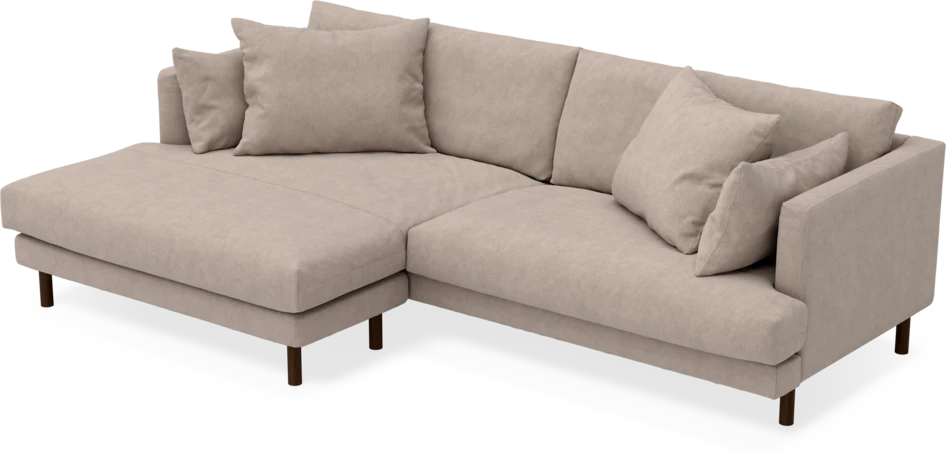 Harper - 4-sits med schäslong XL vänster - Beige