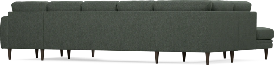 Eden - 3-sits soffa med divan vänster och schäslong höger - Grön