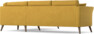 Eden - 2,5-sits soffa med divan - Gul