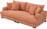 Rossi - 3-sits soffa, hel dyna - Gul