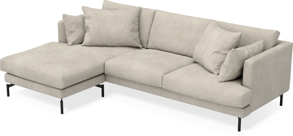 Harper - 4-sits med schäslong vänster - Beige