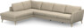 County - 3-sits soffa med divan vänster - Beige