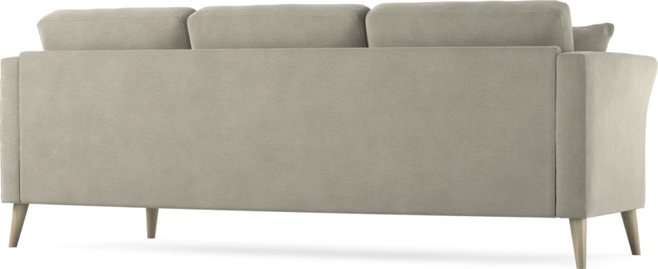 Eden - 3-sits soffa svängd - Brun