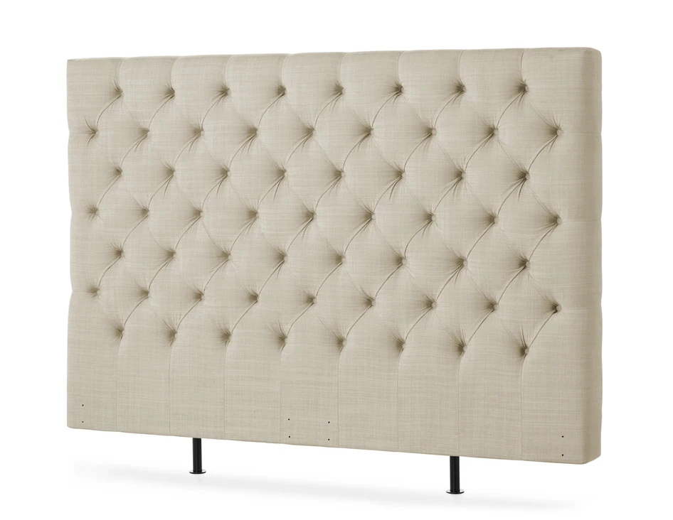 Avon XL pikerad - Sänggavel, B 160-210 cm - Beige
