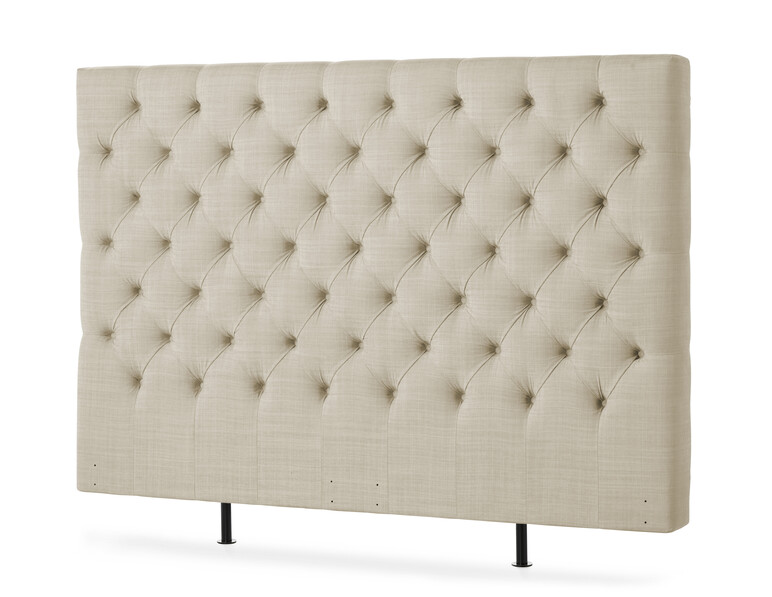 Avon XL pikerad - Sänggavel, B 160-210 cm - Beige